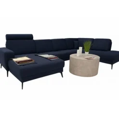 Hjort Knudsen Esbjerg Hjørnesofa med chaiselong venstrevendt Ocean dark blue - OUTLET