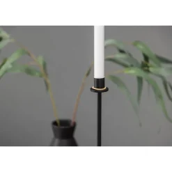 Hogehall Lysestage - Sort og Hvid