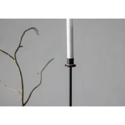 Hogehall Lysestage - Sort og Hvid