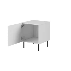 HOLE sengebord Hvid mat/Hvid mat