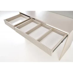 Hollywood XL Sminkebord med spejl - Beige