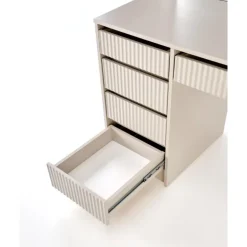 Hollywood XL Sminkebord med spejl - Beige