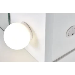 Hollywood XL Sminkebord med spejl - Hvid