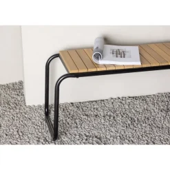 Holmbeck Bænk - Sort,Natur