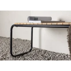 Holmbeck Bænk - Sort,Natur