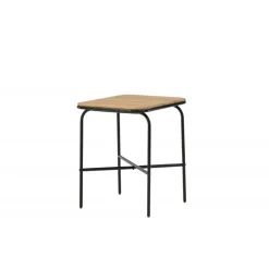 Holmbeck Cafébord - Sort,Natur