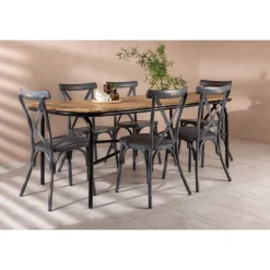 Holmbeck Loungesæt - Havemøbelsæt - Mørkegrå,Natur