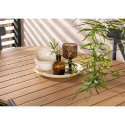 Holmbeck Loungesæt - Havemøbelsæt - Mørkegrå,Natur