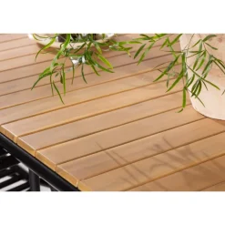 Holmbeck Loungesæt - Havemøbelsæt - Sort,Natur