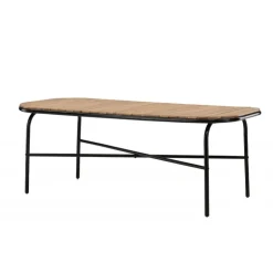 Holmbeck Spisebord - Sort,Natur