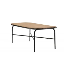 Holmbeck Spisebord - Sort,Natur