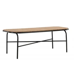 Holmbeck Spisebord - Sort,Natur