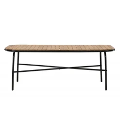 Holmbeck Spisebord - Sort,Natur