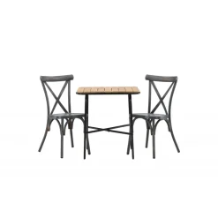 Holmbeck t Loungesæt - Havemøbelsæt - Mørkegrå,Natur