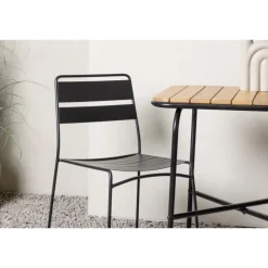 Holmbeck t Loungesæt - Havemøbelsæt - Sort,Natur