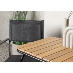 Holmbeck t Loungesæt - Havemøbelsæt - Sort,Natur