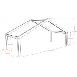 Husseng-ramme i bøg 90 x 200 cm – Natur (Forrest)