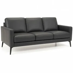 Hvidovre 3 personers lædersofa