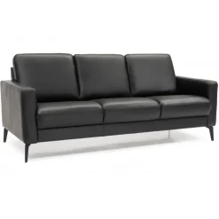 Hvidovre 3 personers lædersofa