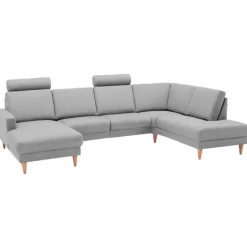 Hvidovre Hjørnesofa med chaiselong Venstrevendt - Lysegrå Stof