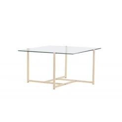 Hybrid Sofabord - Transperant og Hvid