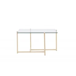 Hybrid Sofabord - Transperant og Hvid