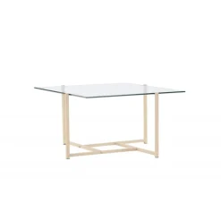 Hybrid Sofabord - Transperant og Hvid