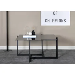 Hybrid Sofabord 80x80cm- Grå