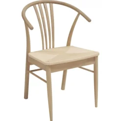 I_York spisebordsstol i hvidpigmenteret olieret eg