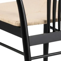 I_York spisebordsstol med armlæn hvid papir