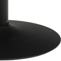 Ibiza spisebord sort Ø110 cm