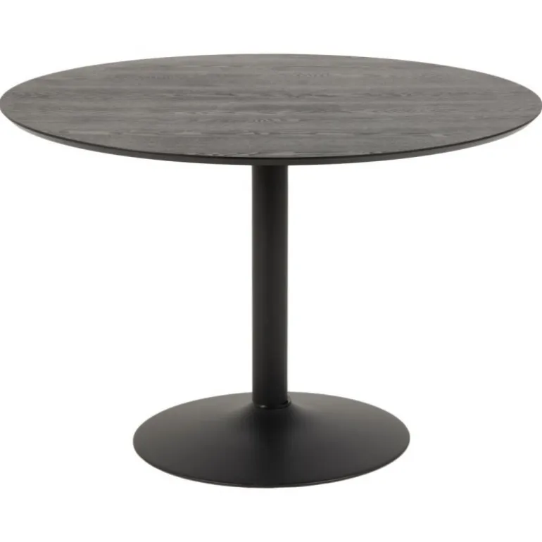 Ibiza spisebord sort Ø110 cm