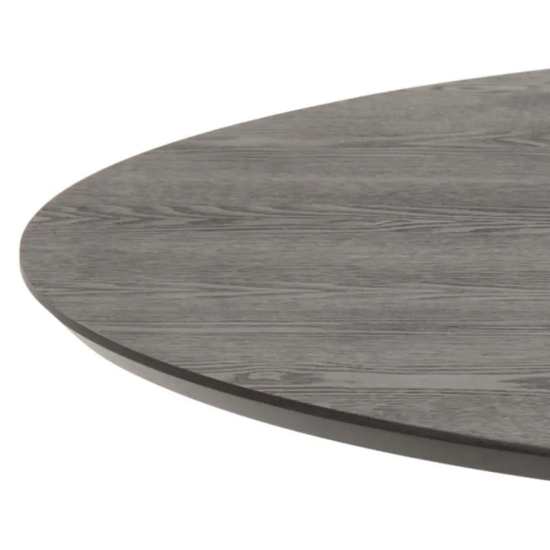 Ibiza spisebord sort Ø110 cm