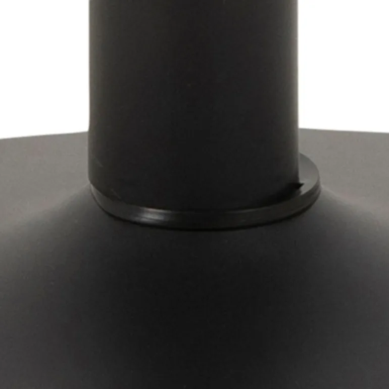 Ibiza spisebord sort Ø110 cm