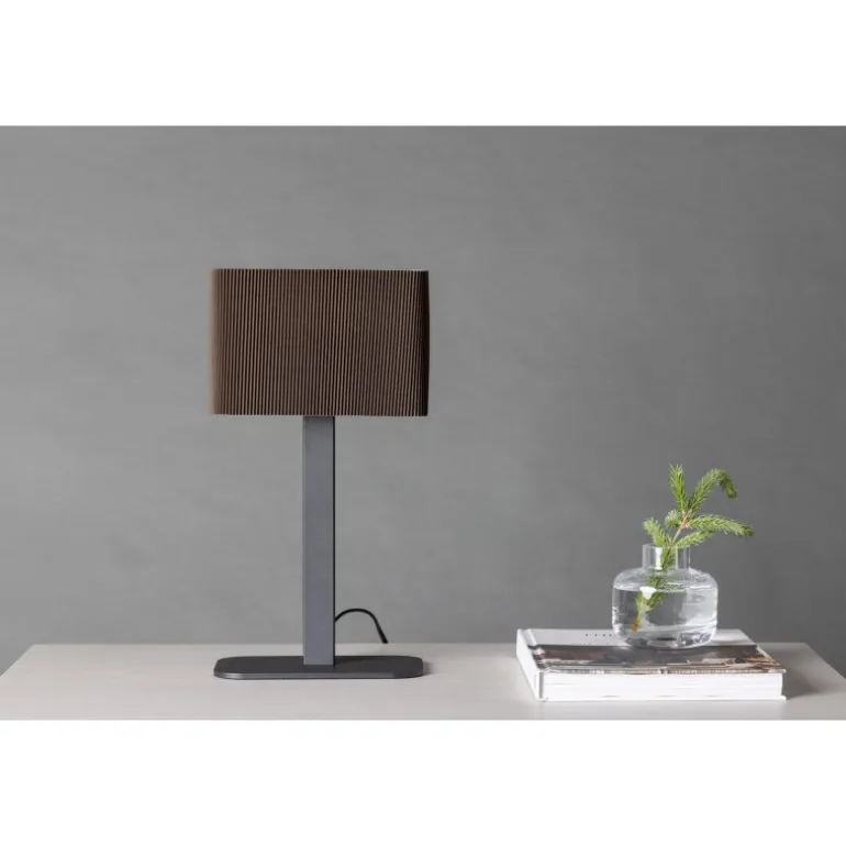 Idre Bordlampe - Sort og Mocca