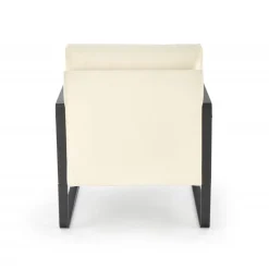 ILARIO lænestol, Sort / Naturlig