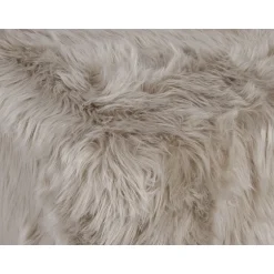 Imiteret skind i lysegrå