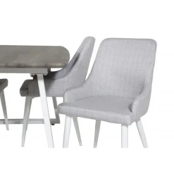 Inca e Spisebordssæt - Grå, Natur og Hvid