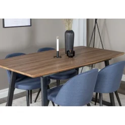 Inca e Spisebordssæt - Sort, Blå og Natur