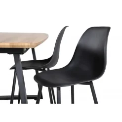 Inca e Spisebordssæt - Sort og Natur