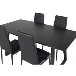 Inca e Spisebordssæt - Sort