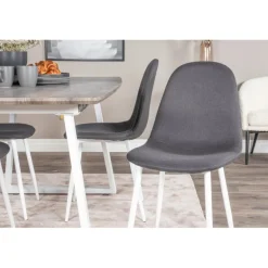 Inca e Spisebordssæt - Sort, Grå, Natur og Hvid