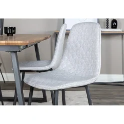 Inca Spisebordssæt - Sort, Grå og Natur