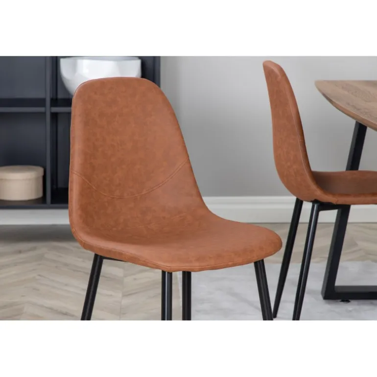 Inca Spisebordssæt - Sort og Brun og - Natur