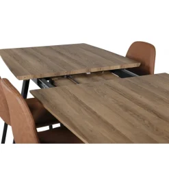 Inca Spisebordssæt - Sort og Brun og - Natur