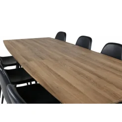 Inca Spisestuesæt - Sort og Natur