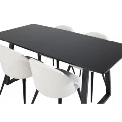 Inca t Spisebordssæt - Beige og Sort