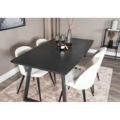 Inca t Spisebordssæt - Beige og Sort