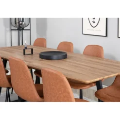 Inca t Spisebordssæt - Sort og Brun og - Natur