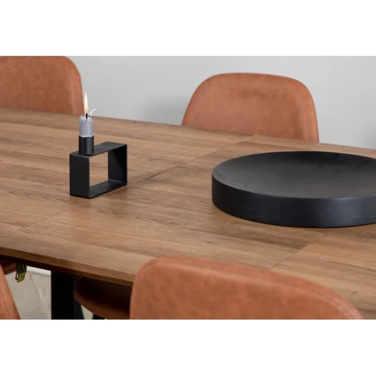 Inca t Spisebordssæt - Sort og Brun og - Natur